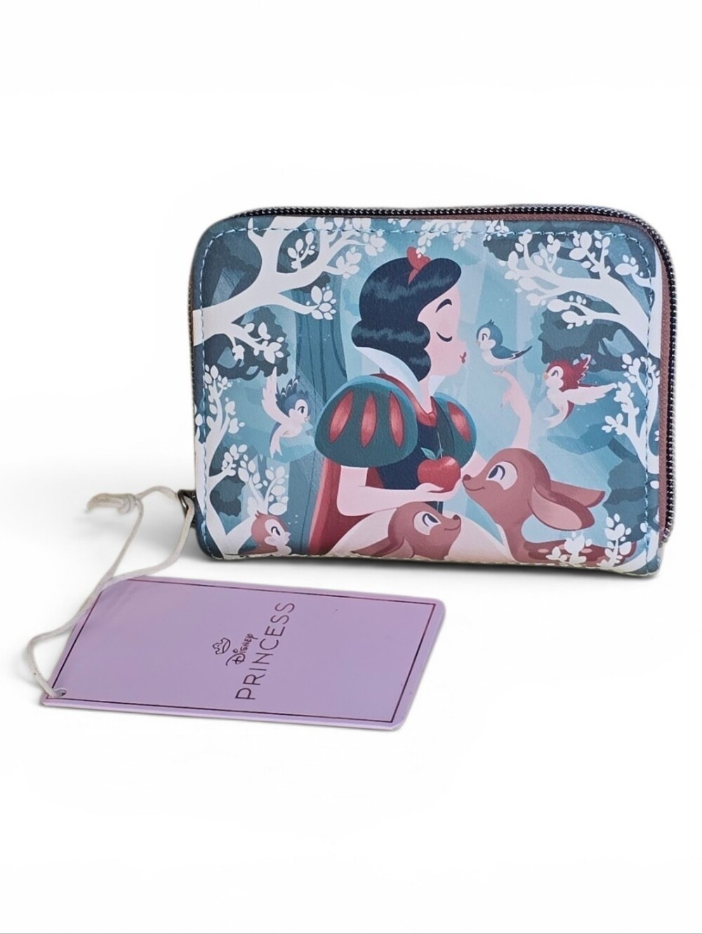 Loungefly Disney Snow White Forest Animals Mini Zipper Wallet Cottagecore Nwt
